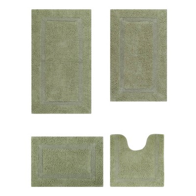 Threshold All Is Bright Green Christmas Bath Rug 17x24 Bath Mat 