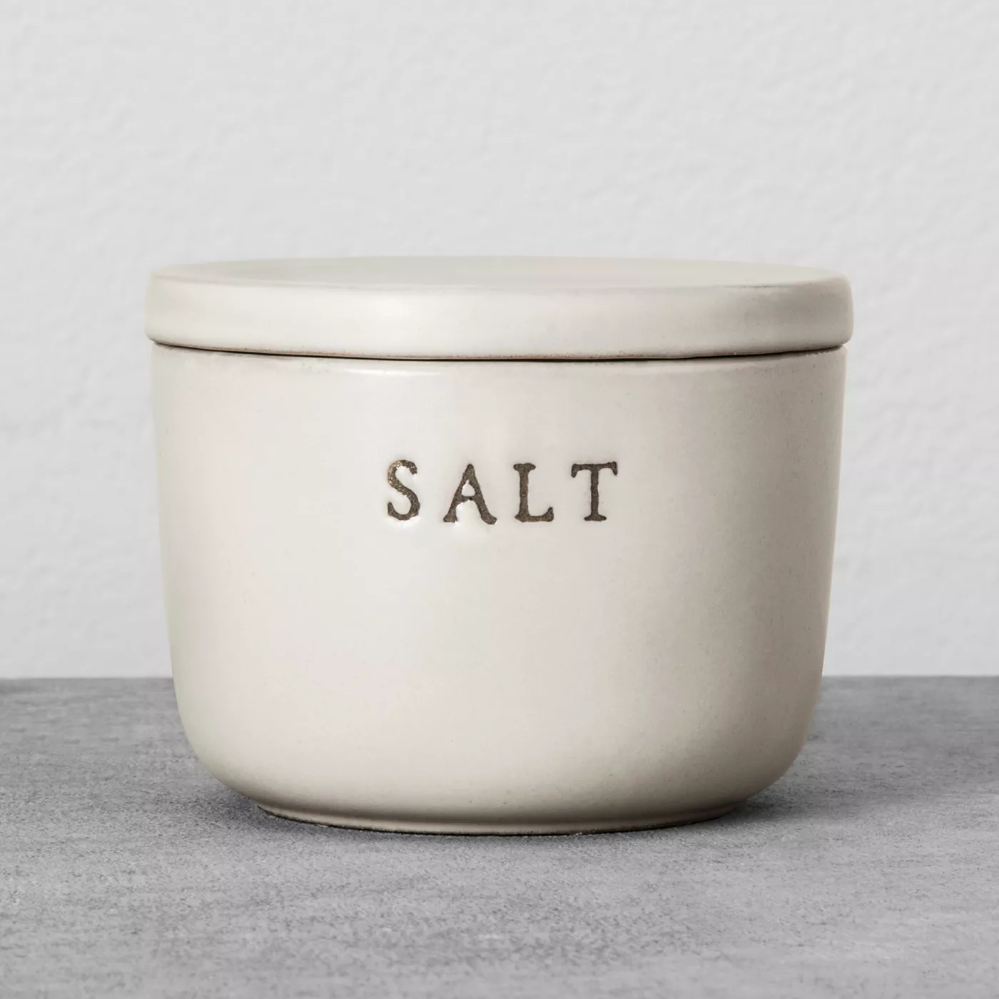 Stoneware Salt Cellar Cream - Hearth & Handâ„¢ with Magnolia - come see 23 Timeless Kitchen Design Ideas and Decor to Freshen Your Traditional, Farmhouse, as well as French Country Kitchen. 