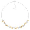 Silpada 'Dimming Lights' Sterling Silver with 14K Yellow Gold Plating and Hematite Necklace, 18" + 2" - 3 of 4