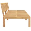 vidaXL Patio Pallet Middle Sofas - Modular Outdoor Furniture 2 Pcs in Solid Wood Acacia for Garden, Patio, Terrace - 47.2 x 36.2 x 27.2 Inches - 4 of 4