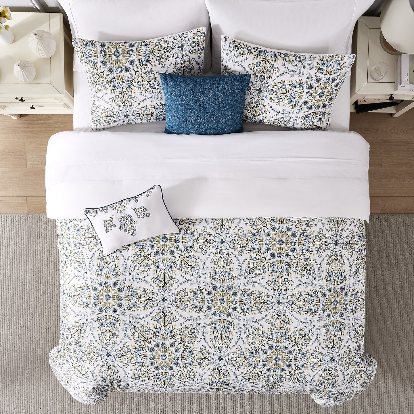 Комплект с одеялом Modern Threads Matisse 5-pc Reversible Printed Comforter Set — фото 3