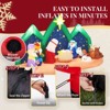 9FT Christmas Inflatable Decoration, Inflatable Nativity Scene with Starry Night Backdrop, Blow Up Yard Decorations for Holiday Party Yard Lawn Garden - 3 of 4