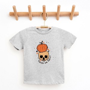 The Juniper Shop Trick Or Treat Skull Toddler Short Sleeve Tee - 1 of 3