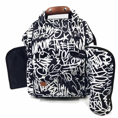 The Physics of HipHop Diaper Bag - Black