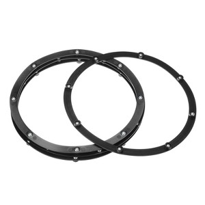 Unique Bargains Kitchen Acrylic Ball Bearings Annular Rotating Swivels Lazy Susan Turntable 4 Pcs - 1 of 3