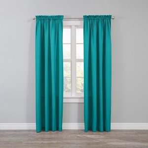 BrylaneHome BH Studio Microfiber Rod-Pocket Panel - 1 of 4
