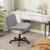Tangkula Criss Cross Chair No Wheels w/Soft-Padded Wide Seat Adjustable Height Modern - 2 of 4