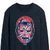 Men's - Marvel - Iron Man Flag Fill Oversized Long Sleeve Graphic T-Shirt - 2 of 4