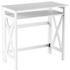 The Lakeside Collection Crisscross Folding Office Furniture - White Desk - 4 of 4