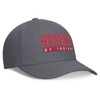 NCAA Indiana Hoosiers Cotton Twill Snapback Hat: Adjustable Gray Baseball Cap - 3 of 4