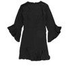 bar III Womens Solid Ruffled Dress, Black, 10 - 2 of 2