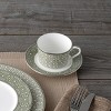 Noritake Infinity Green Platinum Set of 4 Cups - 4 of 4