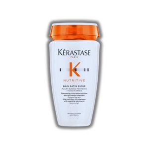 Kerastase Nutritive Bain Satin Riche Shampoo for Very Dry Hair - 8.5 oz - High-Dose Nutrition for Hair That Craves Comfort - 1 of 3