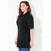 Catherines Women's Plus Size Short Sleeve Polo - 4 of 4