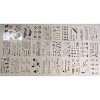 JuzToys 30 Sheet Temporary Tattoos Neck and Wrist Men Women Kids - 2 of 4
