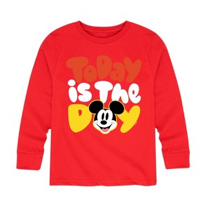 Boys' - Disney - Today Is The Day Long Sleeve Graphic T-Shirt - 1 of 4