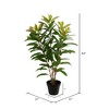 Vickerman 34" Artificial Green Myrtle Real Touch Plant. - image 2 of 3