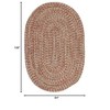 Colonial Mills Carrington Tweed - Terracotta 7x9 - 4 of 4