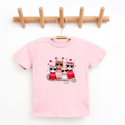 The Juniper Shop Valentine Kittens Youth Short Sleeve Tee