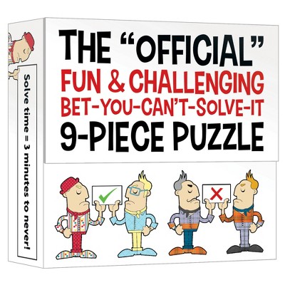 All Things Equal: The 'Official' Fun & Challenging Bet-You-Can't-Solve-It 9-Piece Puzzle