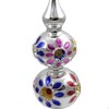 Christina's World 14.25" Colored Flowers & Reflectors Tree Topper Finial Silver  -  Tree Toppers - 2 of 3