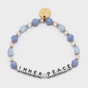 Little Words Project Inner Peace Beaded Bracelet - Blue - 1 of 4