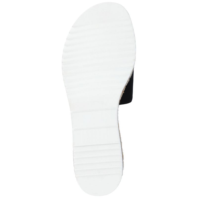 Journee Collection Womens Medium and Wide Width Rosey Tru Comfort Foam Wedge Heel Espadrille Sandals, 6 of 11