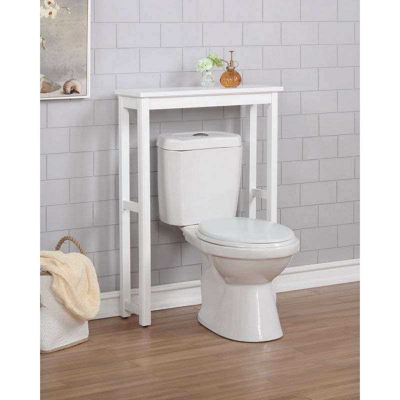 Dorset Over The Toilet Etagere White - Alaterre Furniture, 1 of 7