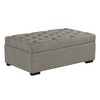 Whisen 49.6" Convertible Ottoman Sleeper Sofa Bed with Memory Mattress - Space-Saving Tufted Design for Small Living Rooms - 2 of 4