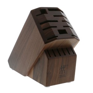 ZWILLING Pro 16-slot Knife Block - Dark Walnut - 1 of 4