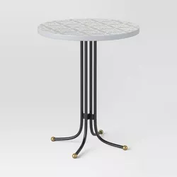 15" Etched Accent Table - Opalhouse™ designed with Jungalow™