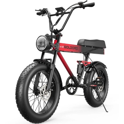 Promounts Goldoro Tank600 500W 20" Electric Bike, Red