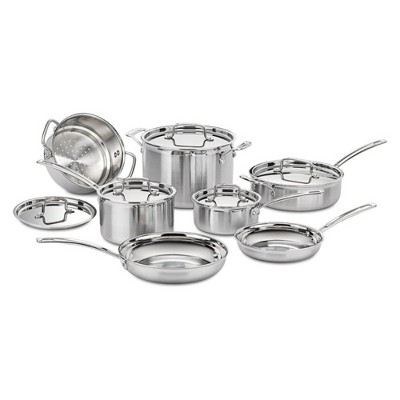 Nebula Vortex Professional Grade Silver Cookware Set