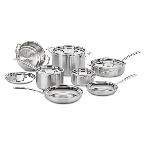 Nebula Vortex Professional Grade Silver Cookware Set - 1 of 3