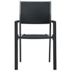 FAMIROSA Garden Chairs 2 pcs Black Plastic Rattan Look - 3 of 4