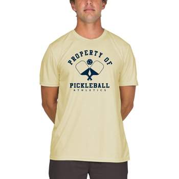 Vapor Apparel Men's Property of Pickleball UPF 50+ T-Shirt for Sports and Outdoor Lifestyle