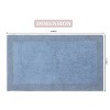 Home Weavers Luxury Collection 100% Cotton Tufted Bathroom Rug, Non-Slip Latex Bath Rug - 3 of 4