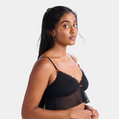 Parade Women's Silky Mesh Flutter Longline Bralette - image 3