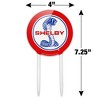 Shelby Mustang Patriotic Logo Acrylic Cake Topper - 2 of 4