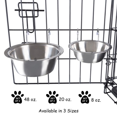 Pawhut Large Elevated Dog Bowls With Storage Drawer Containing 21l