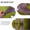 Hachikiko Wedge Headboard Pillow - Removable Velvet Back Cushion, Ergonomic Support for Sofa/Bed Rest/Reading - 3 of 4