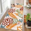 Area Rug Modern Floral Pattern Rug Washable Rugs for Living Room Bedroom - 2 of 4