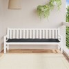 vidaXL Garden Bench Cushion Melange Anthracite 78.7"x19.7"x2.8" Fabric - 3 of 4