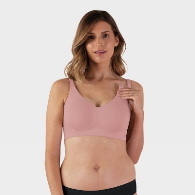Bravado! Designs Women's Body Silk Seamless Nursing Bra - Pink M