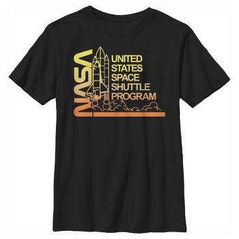 Boy's NASA Ombre Sunset Shuttle Program T-Shirt