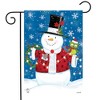 Briarwood Lane Winter Garden Flag 12x18 For Outdoor Snow Day Cheer Christmas For Christmas Garden Flag Flags For Outside - 2 of 4