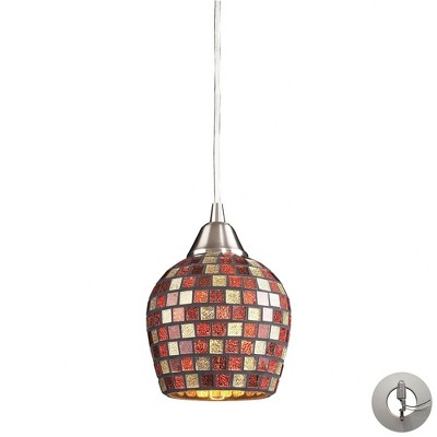 Elk Home Fusion 1 - Light Pendant in  Satin Nickel