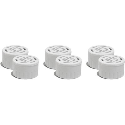 Nispira Replacement Air Filter Cartridge Compatible with TurbClean CPAP Mask Cleaner Sanitizing Machine. Fits WQ30 / WQ60 / GSTxpro, 6 Packs