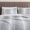 Great Bay Home Stripe Reversible Quilt Set With Shams - 2 of 4