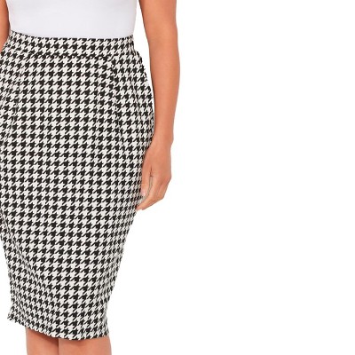 black houndstooth